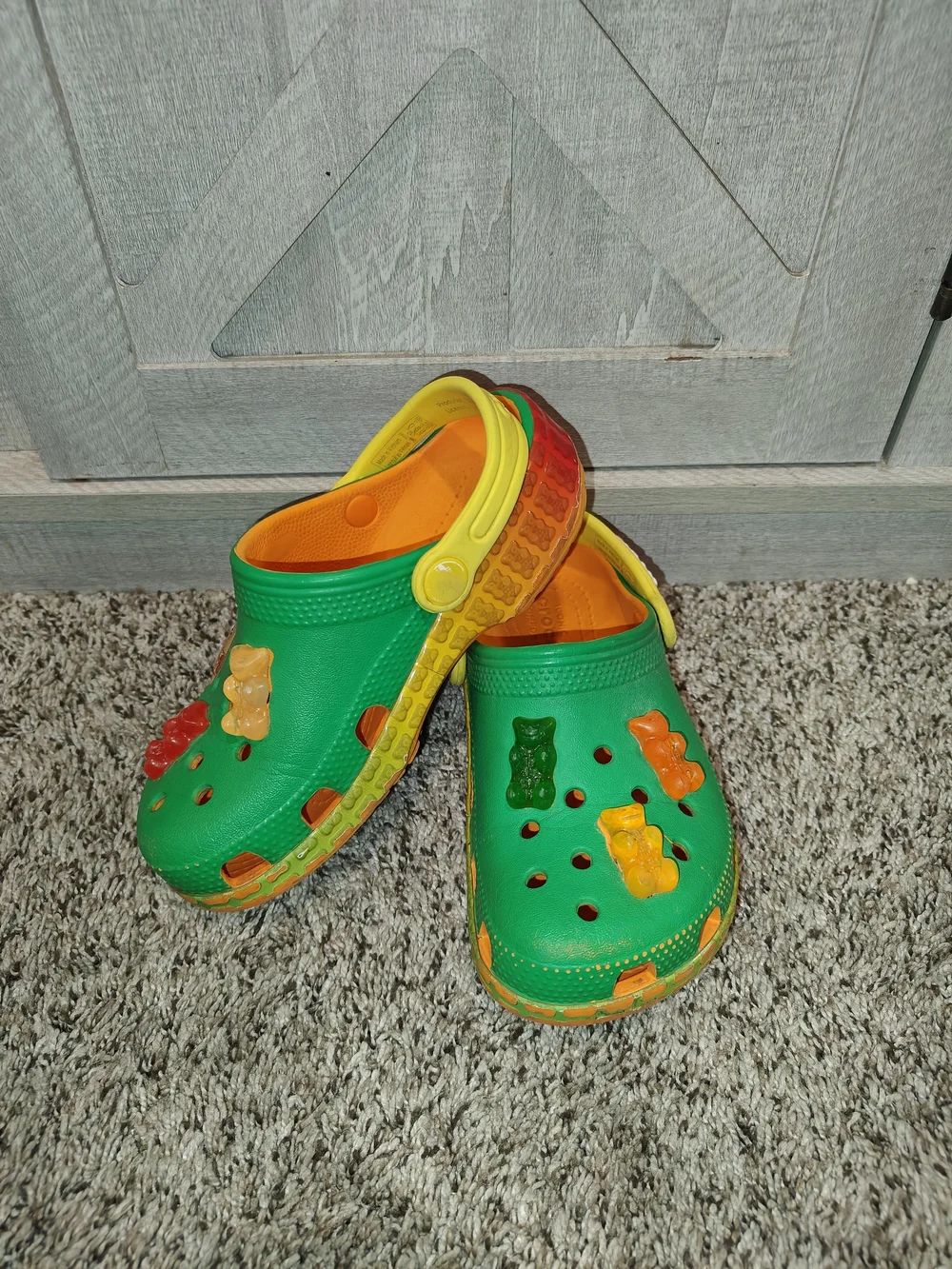 Crocs Kids' Haribo Gummy Bears Classic Clogs Green Size 12c